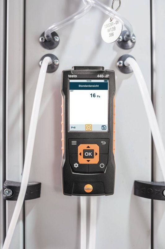 Testo 440 dP - Prístroj na meranie klimatických veličín s diferenčným tlakom
